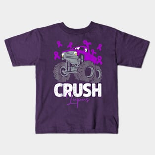 Crush lupus monster truck Kids T-Shirt